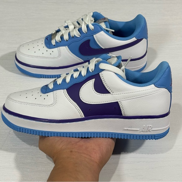 Nike Air Force 1 'LA Lakers NBA 75th' Blue White DC8874-101 Size: 6.5M/8W - Picture 9 of 12